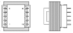 Uindstbte Transformere for Printmontage 12-30VA  50/60Hz