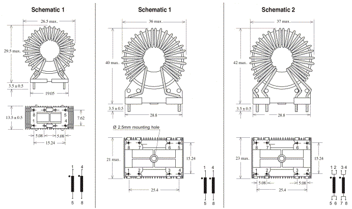 Mechanical Outlines & Dimensions